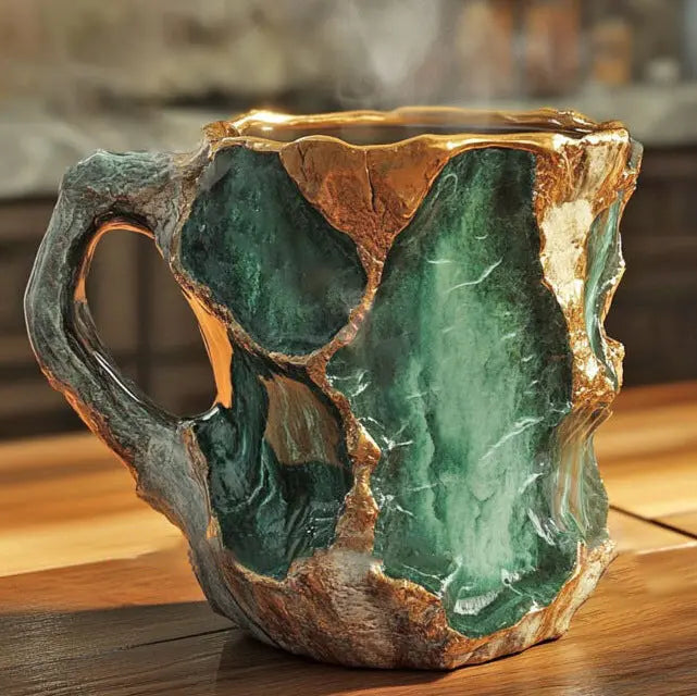 Krystalem Infuzované Kávové Hrníčky s Minerály